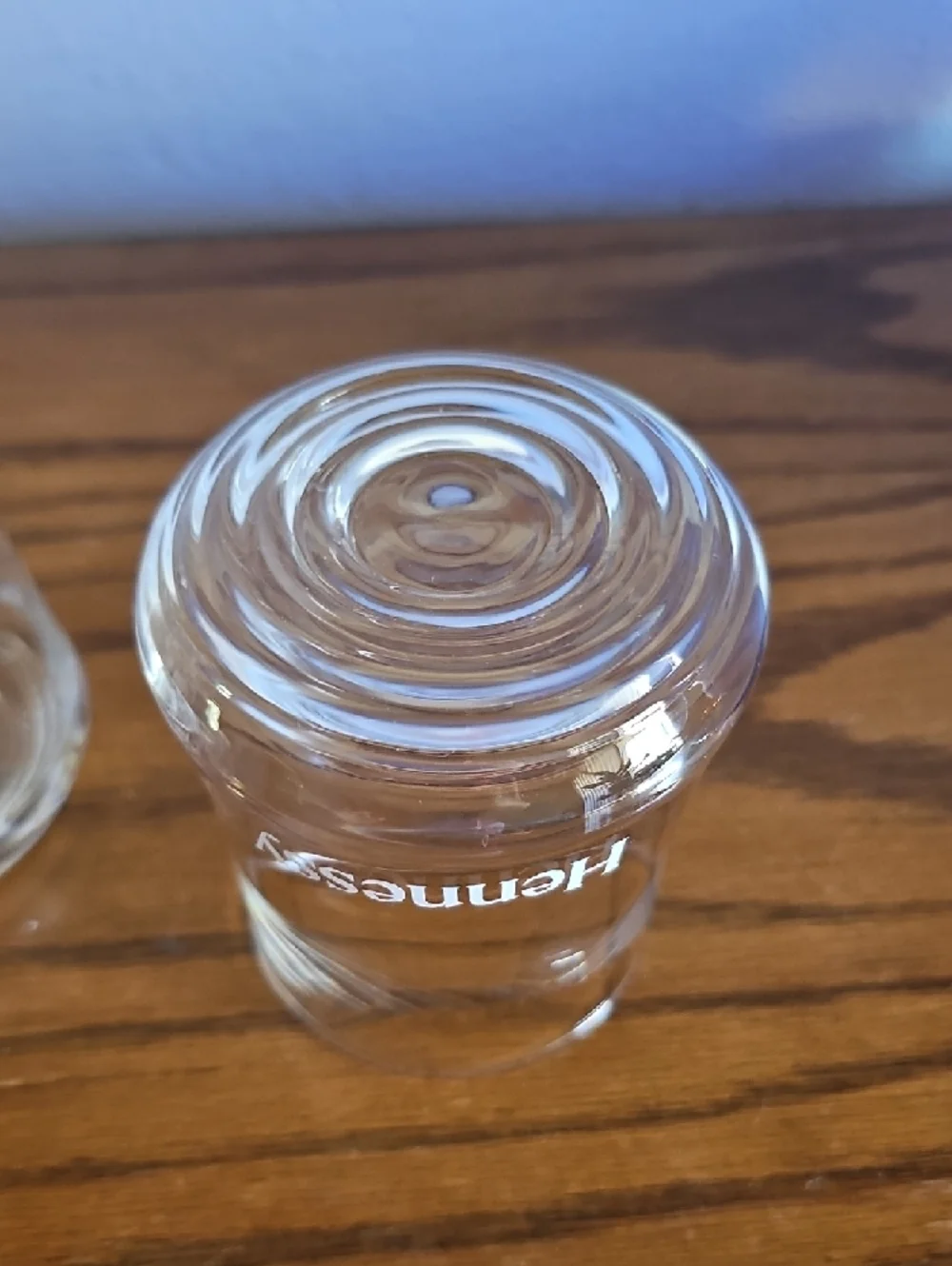 Hennessy Clear Branded Rocks Glasses - Transparent Pair